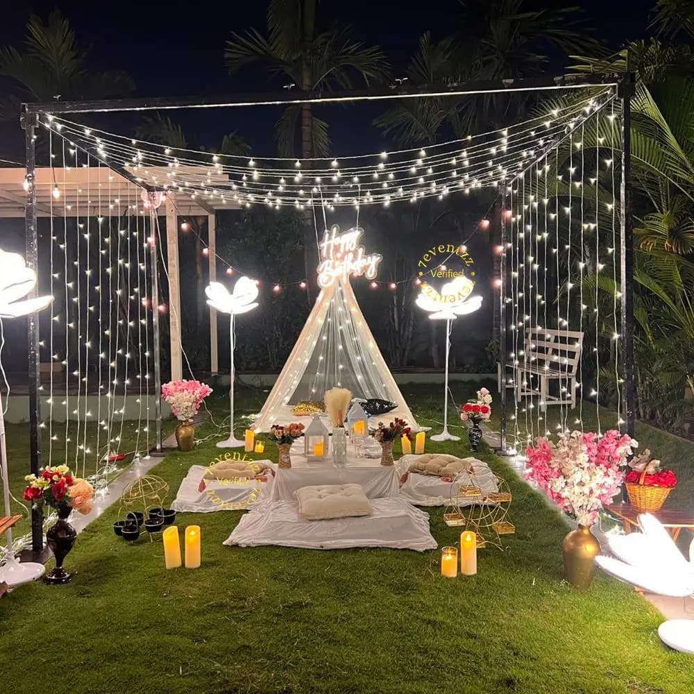 Twilight Romance with Cabana Setup — 7eventzz decoration