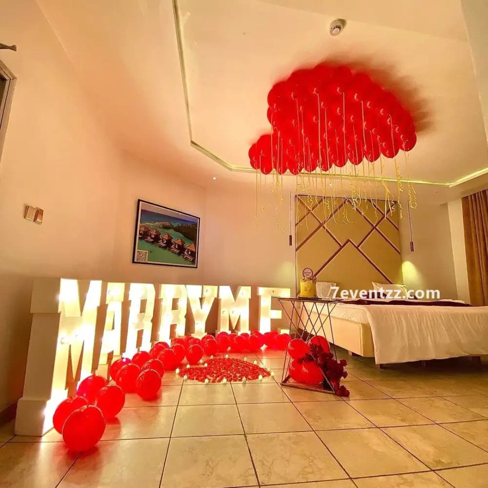 Dreamy Proposal Decoration — 7eventzz decoration