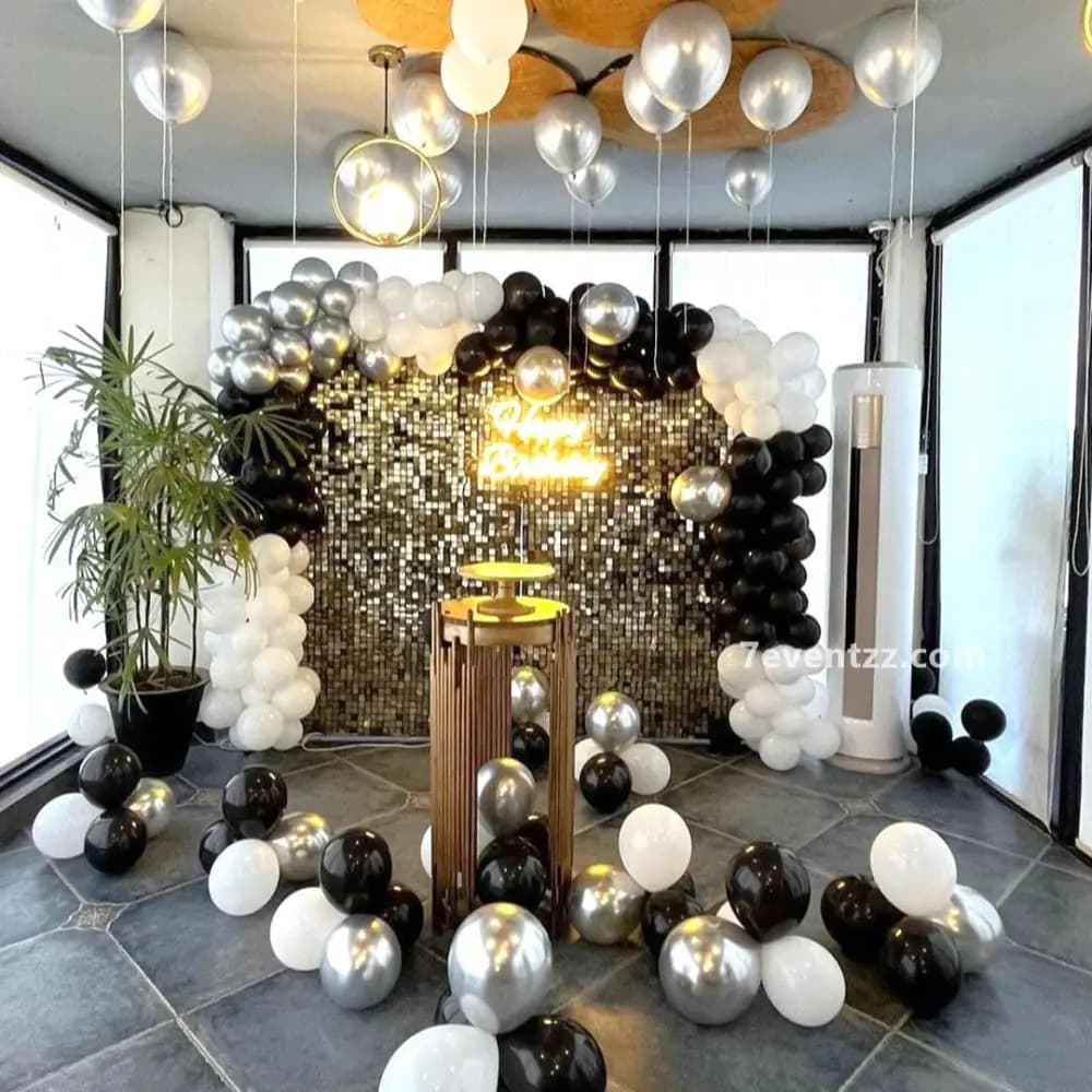 Silver Sequence Premium Decoration — 7eventzz decoration