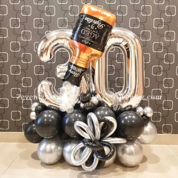 Number Balloon Bouquet