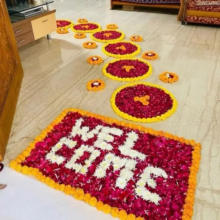 Traditional Bride Welcome Decor — 7eventzz decoration