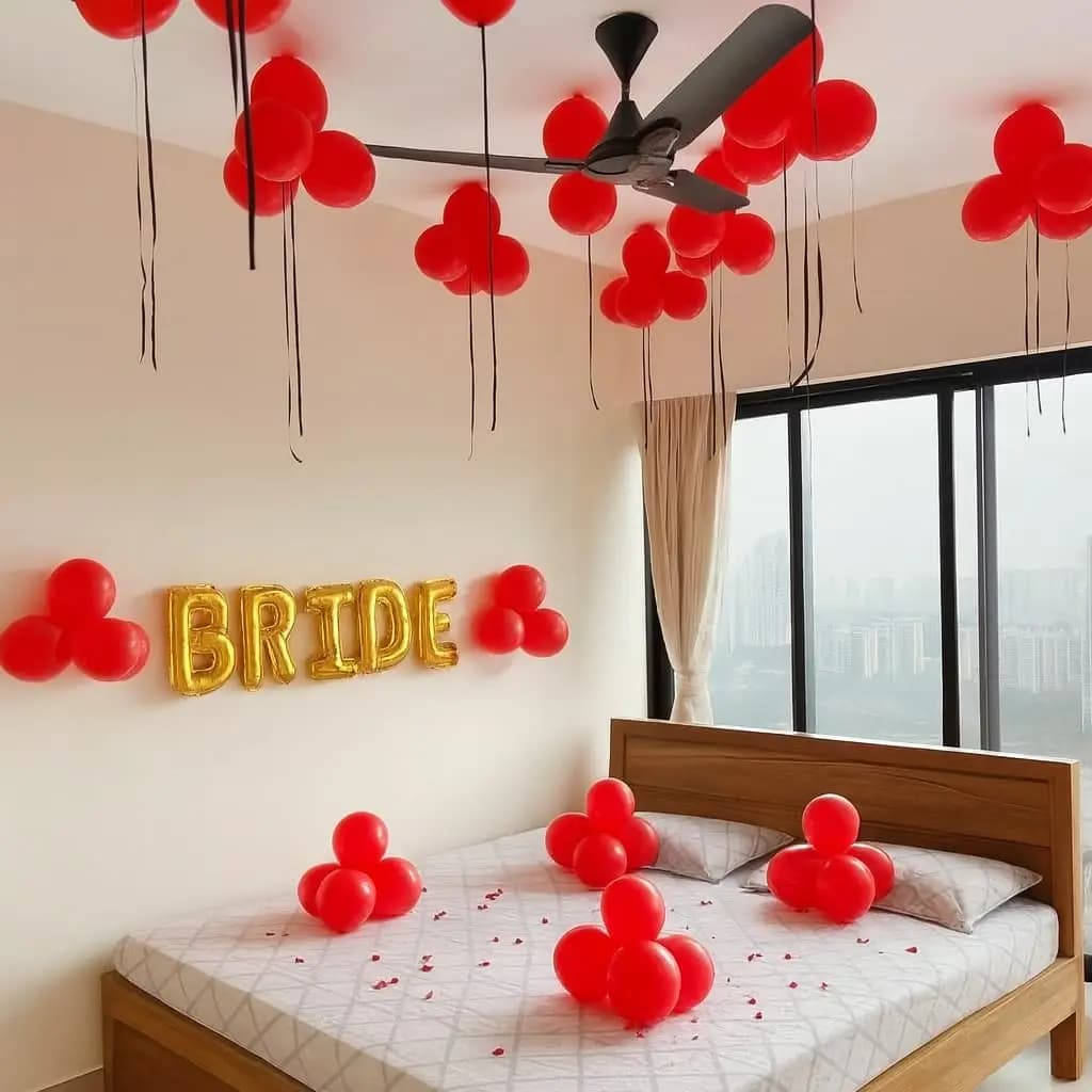 Beautiful Bride Welcome Decor at Home — 7eventzz decoration