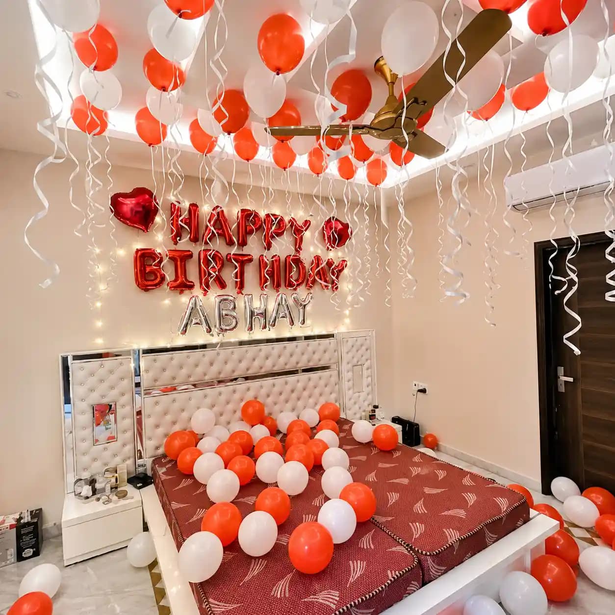 Red White Balloon Theme — 7eventzz decoration