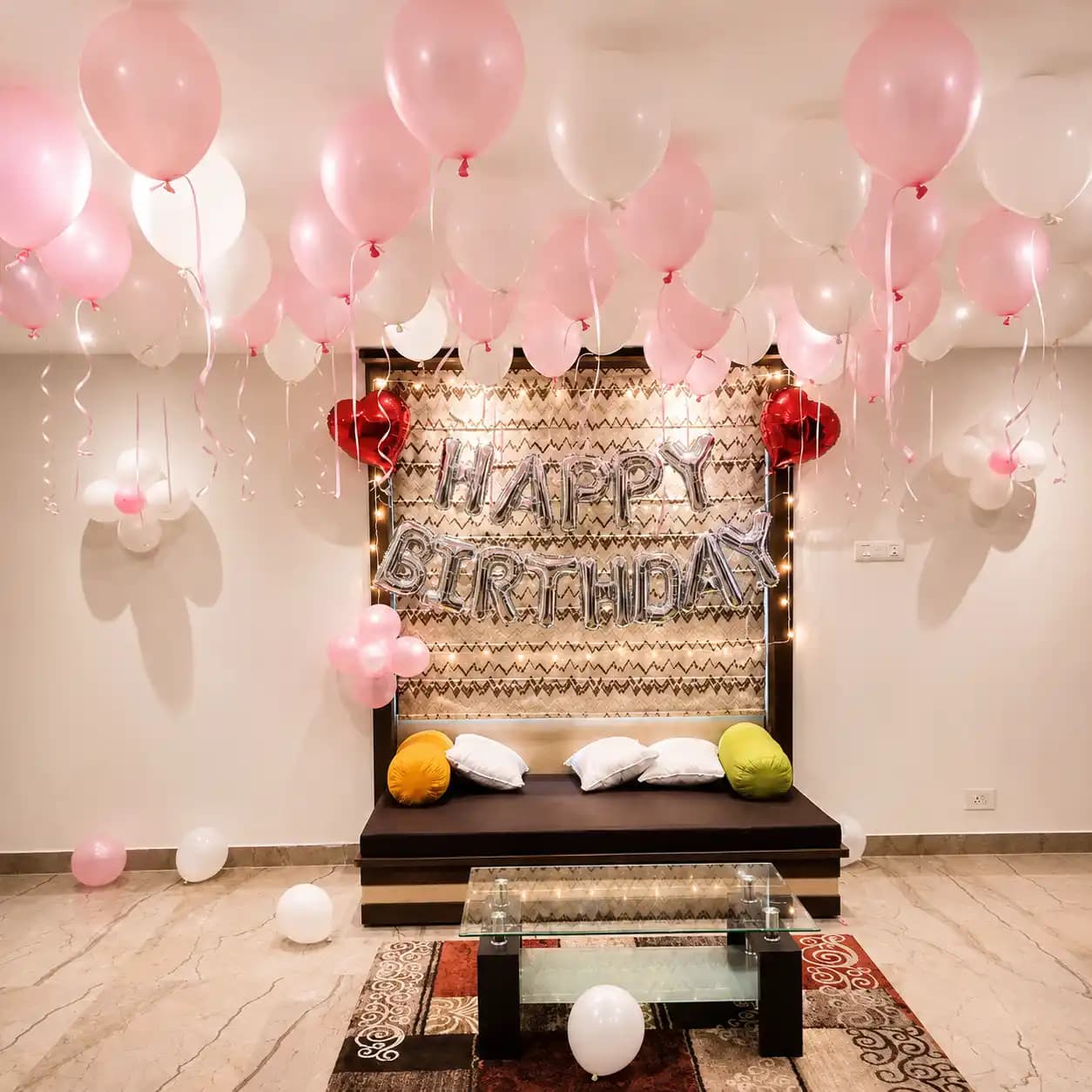 Pink Hall Decoration — 7eventzz decoration