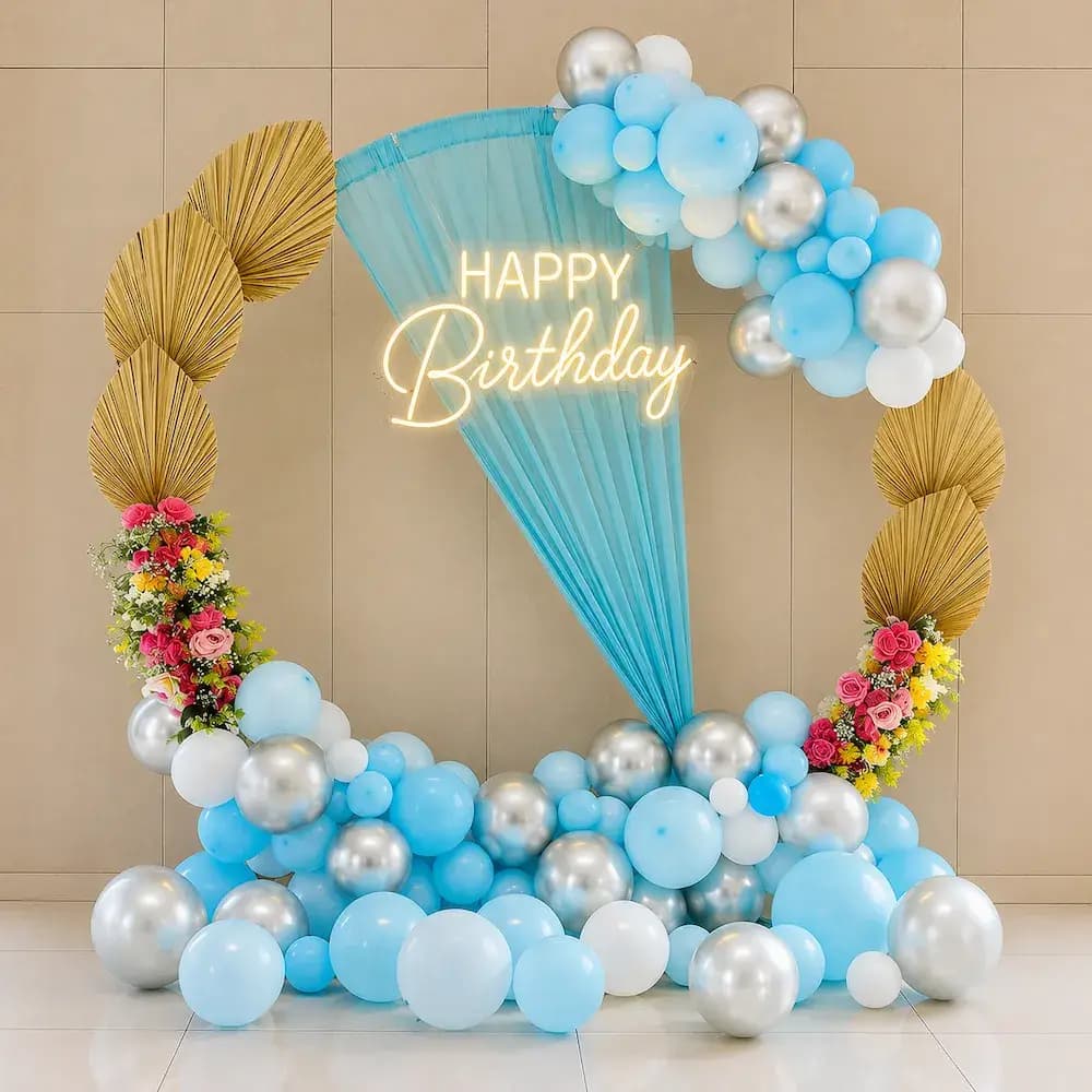 Balloon Ring Birthday Decoration — 7eventzz decoration