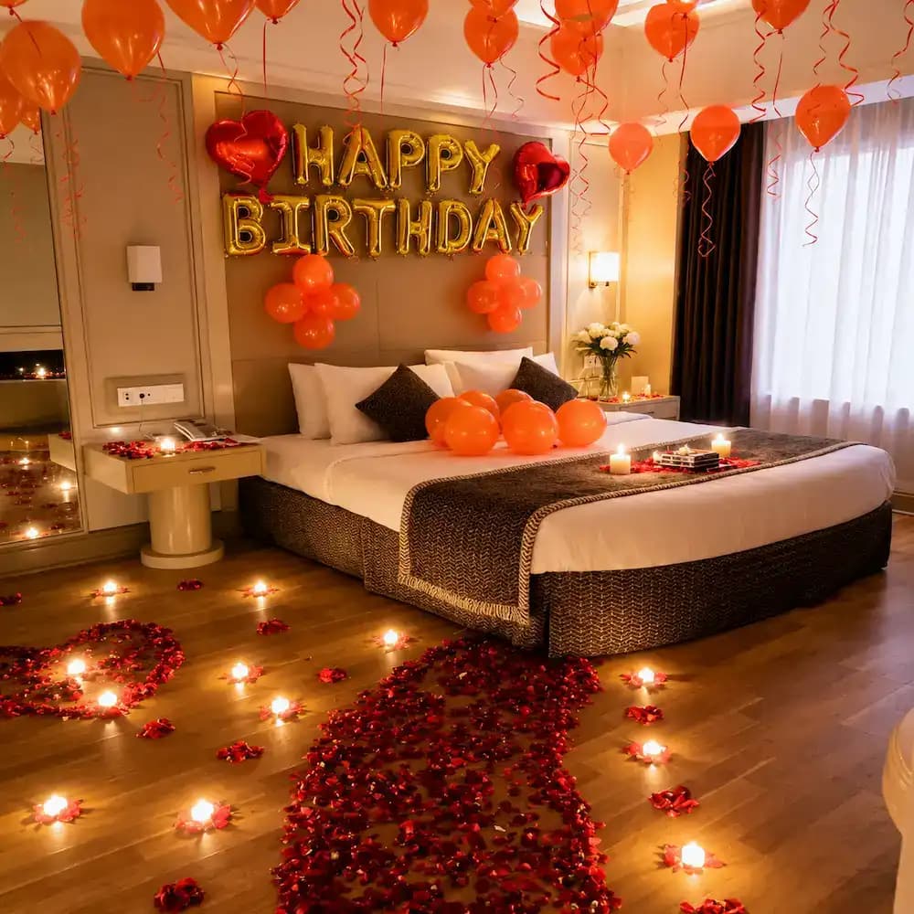 Rose and Candles Decoration — 7eventzz decoration
