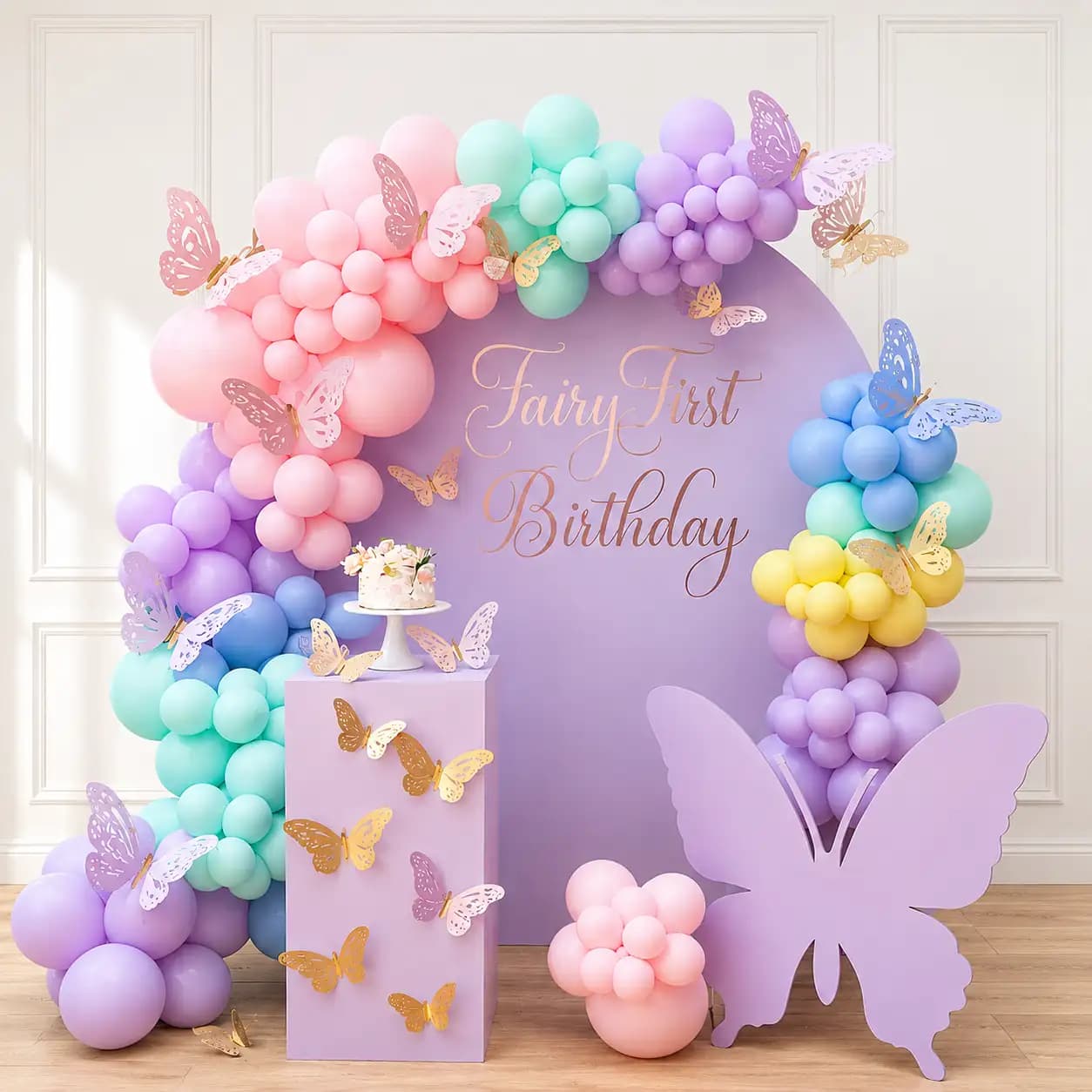 Butterfly Birthday Decoration Premium — 7eventzz decoration