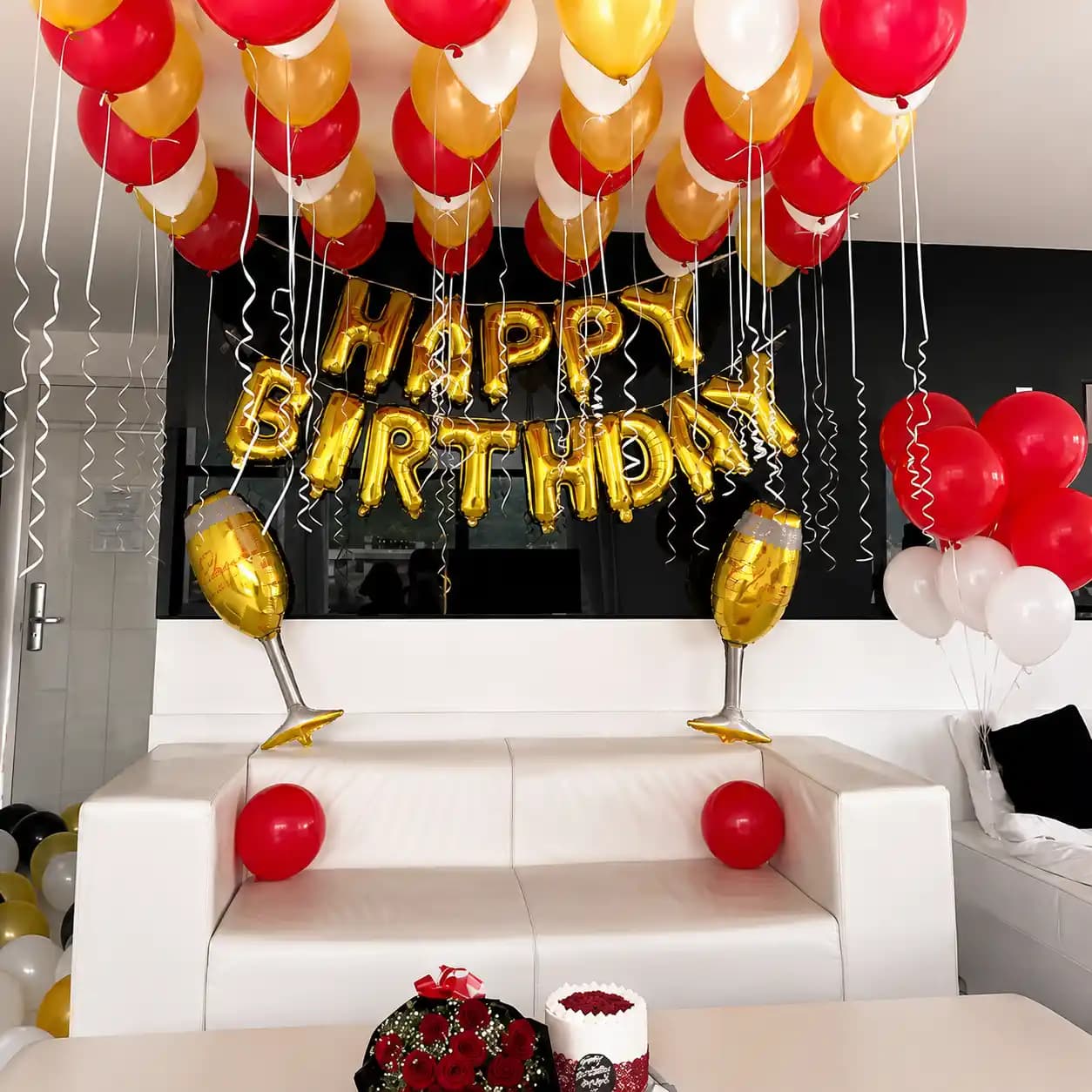 Simple Birthday Hall Decoration — 7eventzz decoration