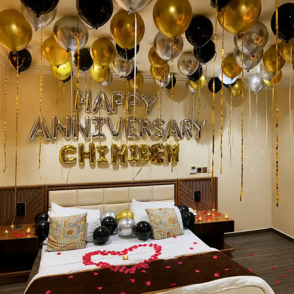 Romantic Anniversary Room Decoration — 7eventzz decoration