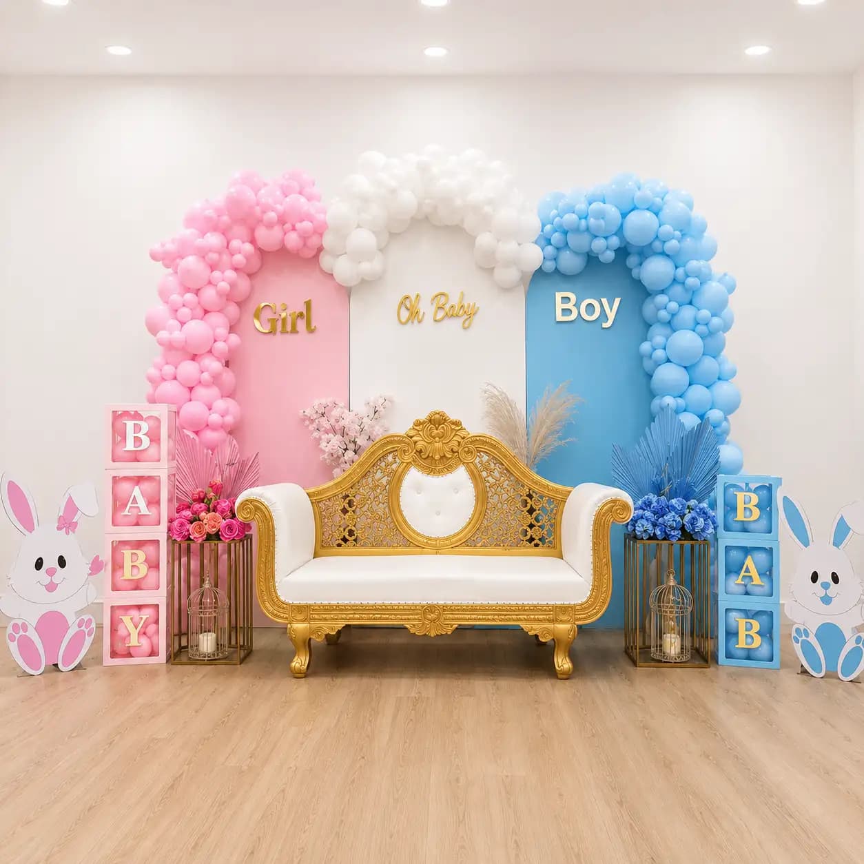 Customized Baby Shower Stage Decoration — 7eventzz decoration