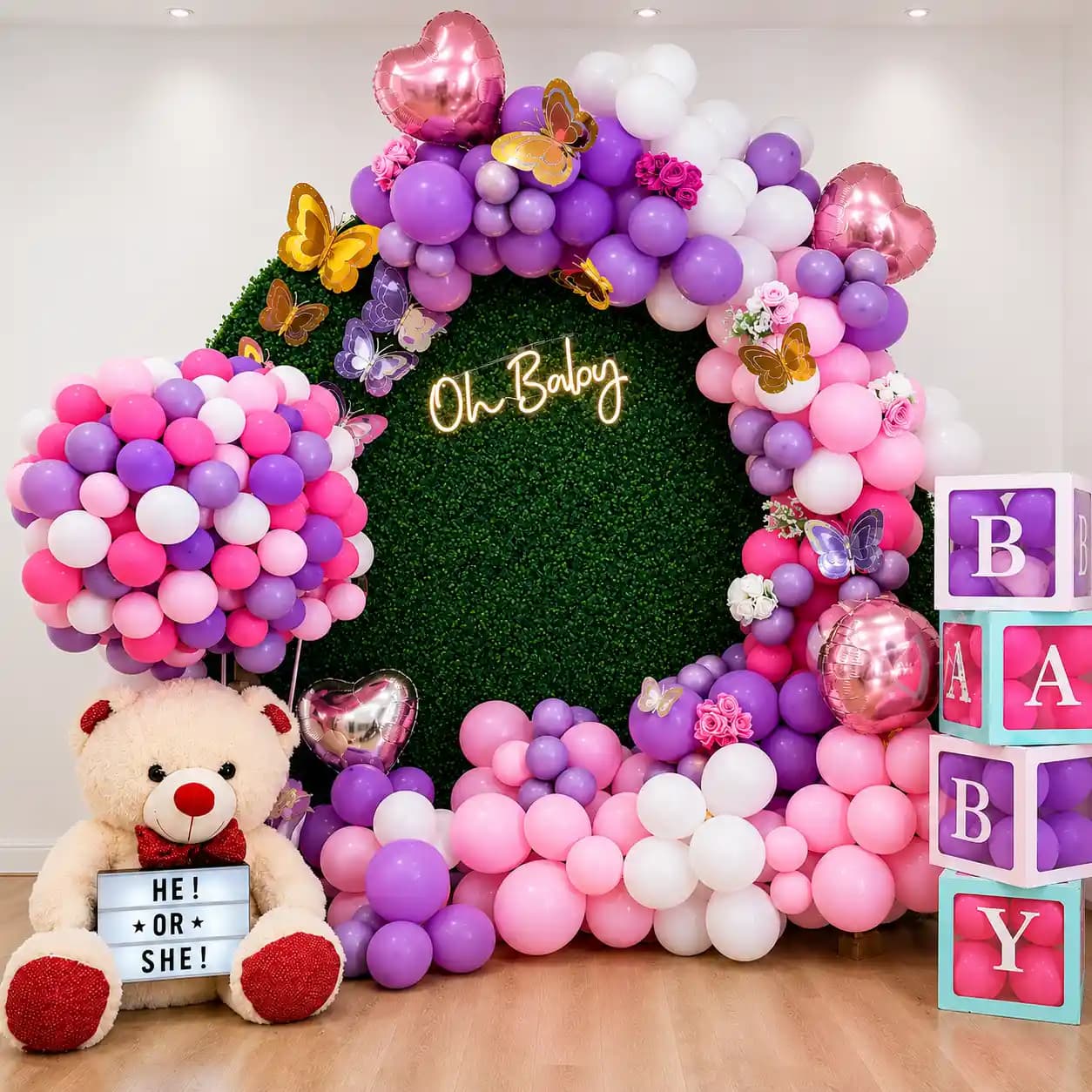 Baby Shower Neon Theme — 7eventzz decoration
