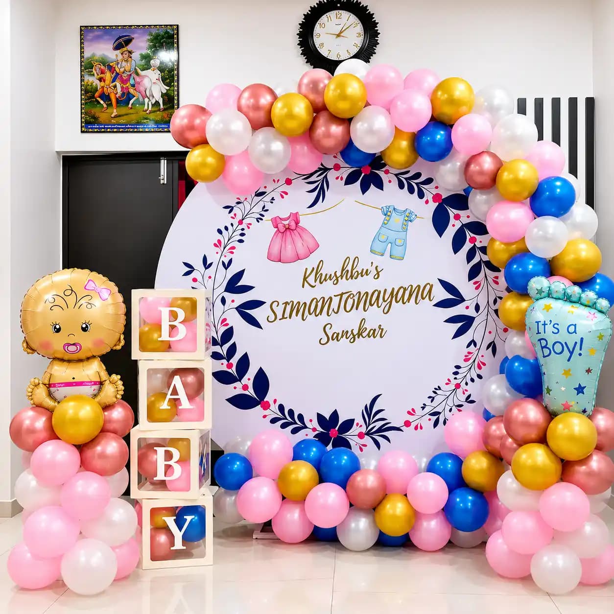 Seemantham Decoration — 7eventzz decoration