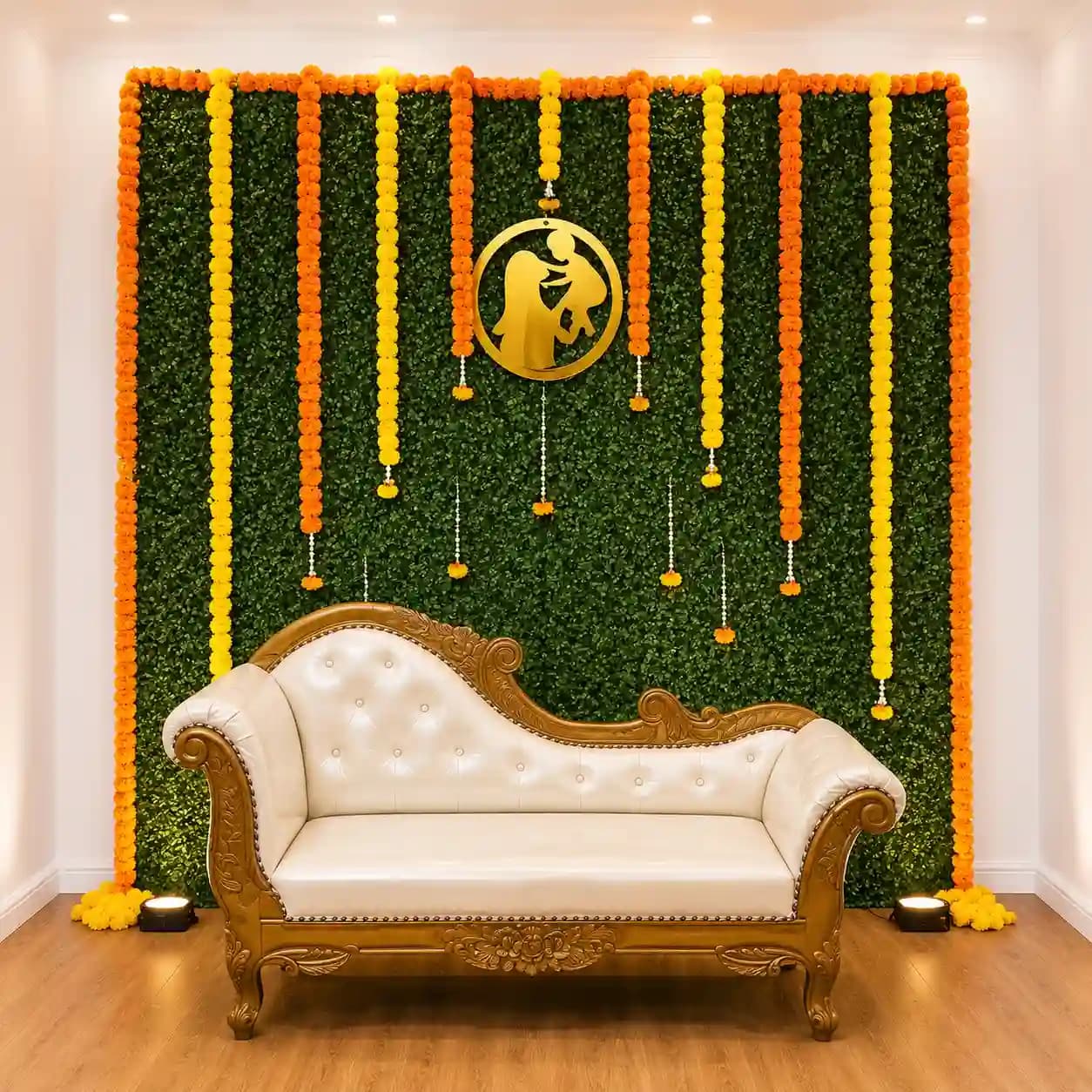 Godh Bharai Backdrop Decoration — 7eventzz decoration