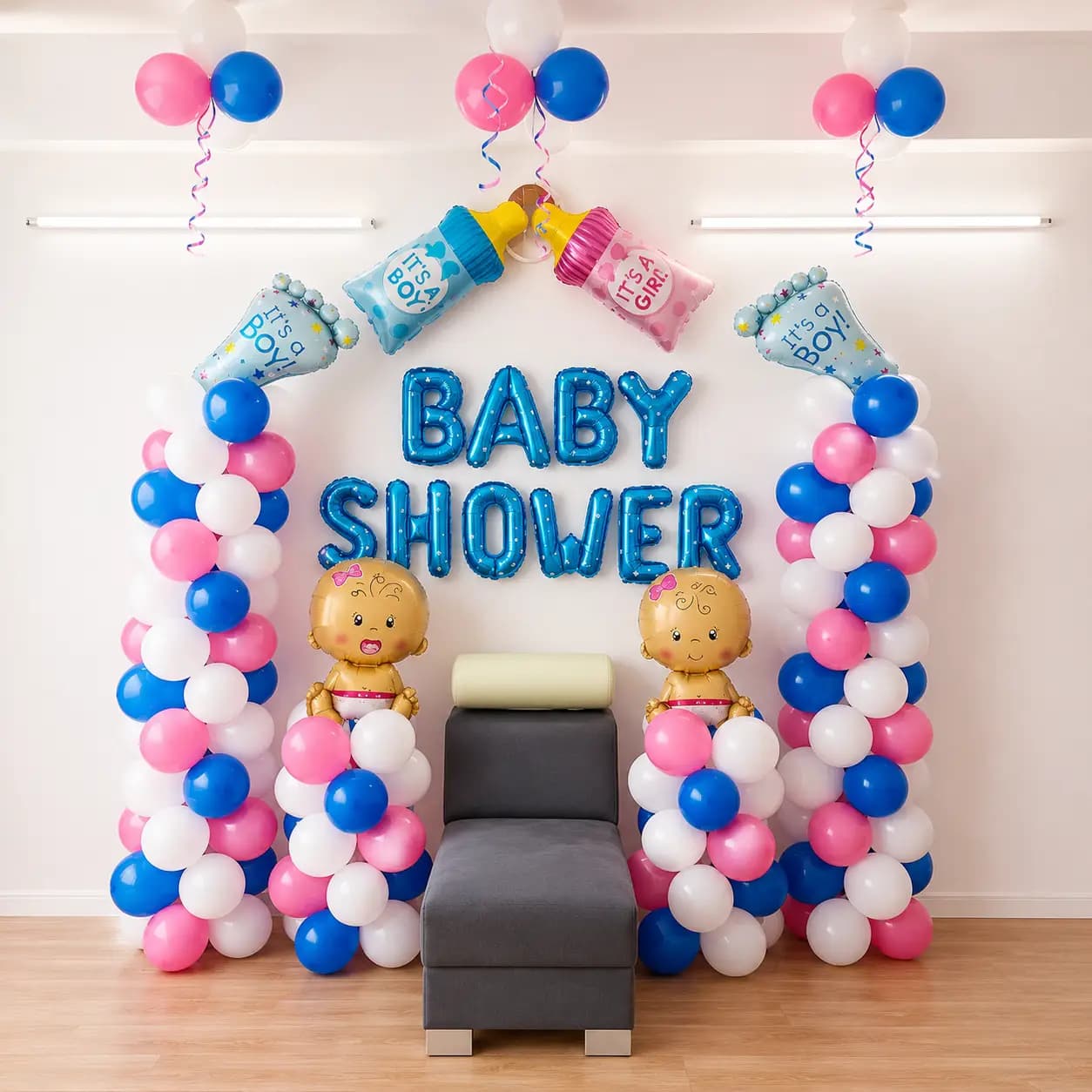 Simple Godh Bharai Decor — 7eventzz decoration