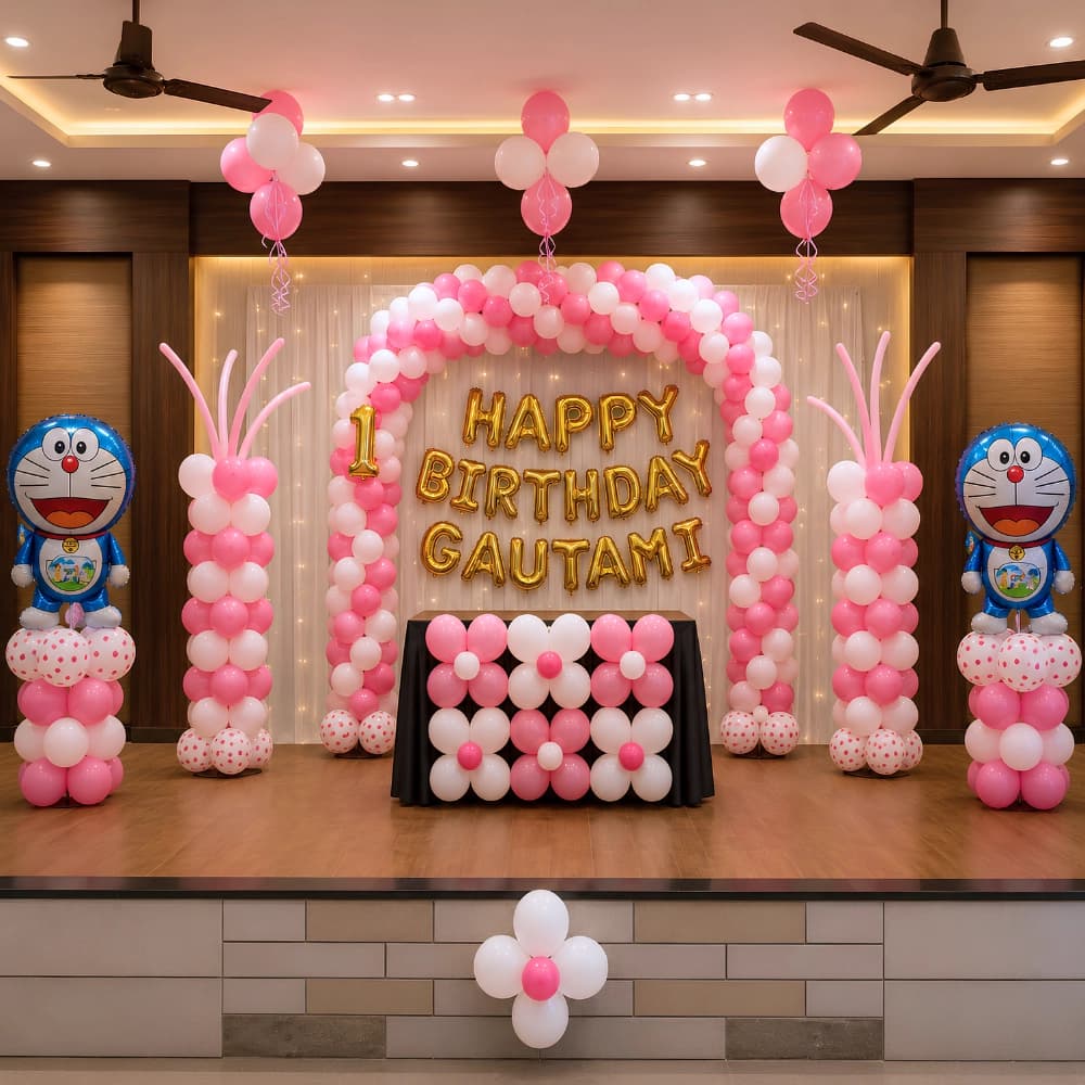 Doraemon Theme Stage Decoration