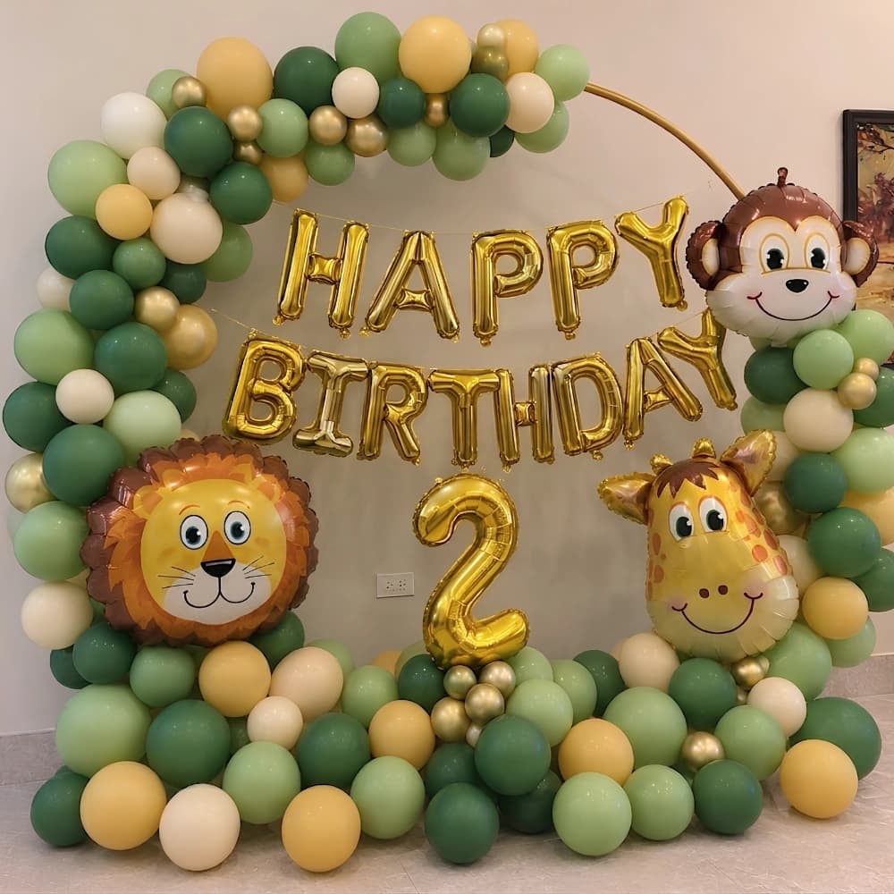 Ring Setup Jungle Theme Decoration