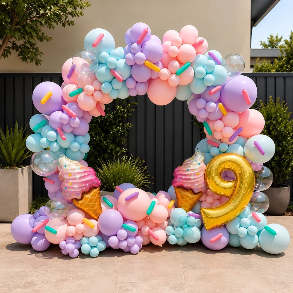 Ice Cream Theme Decoration — 7eventzz decoration