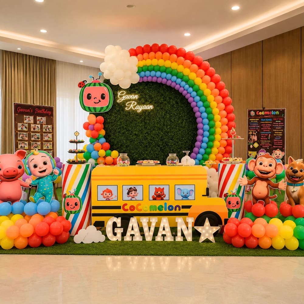 Wheels on Bus Stage Decoration — 7eventzz decoration