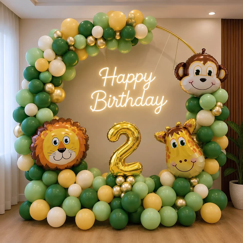 Ring Setup Jungle Theme Decoration