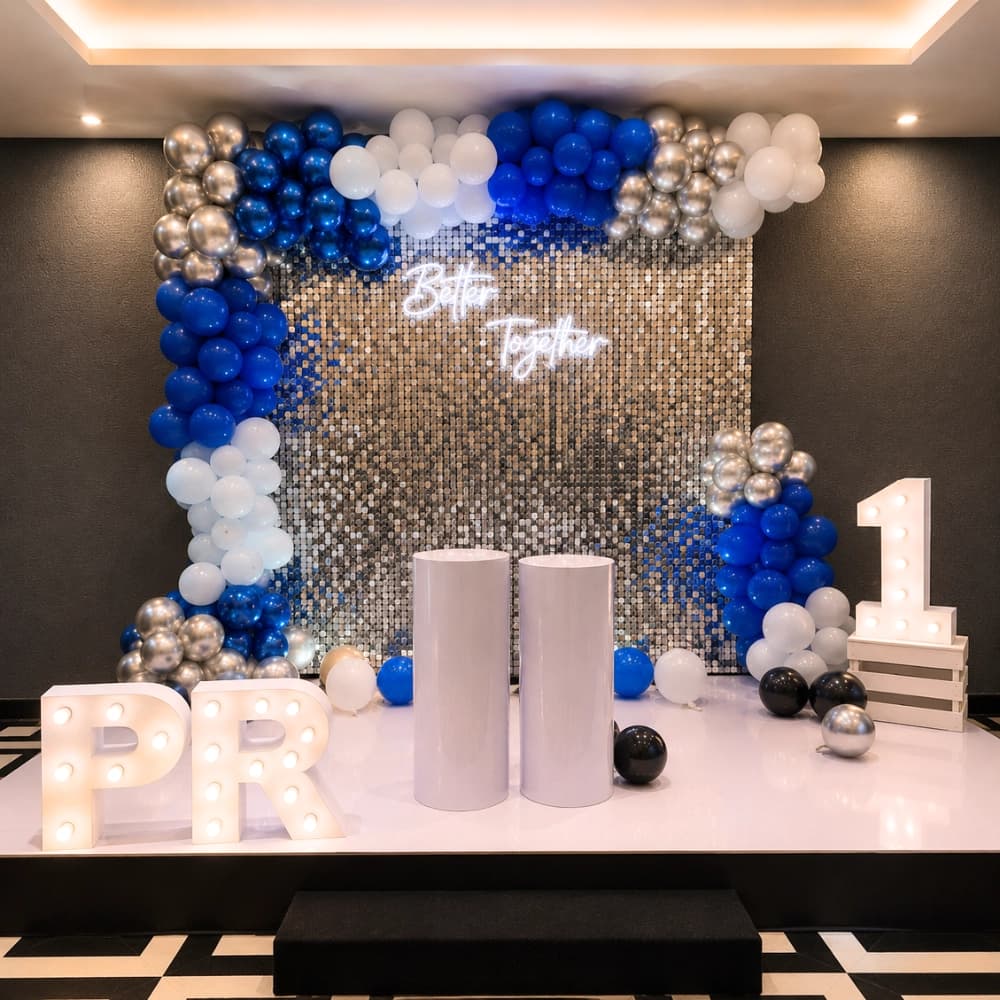 1st Anniversary Stage Decor