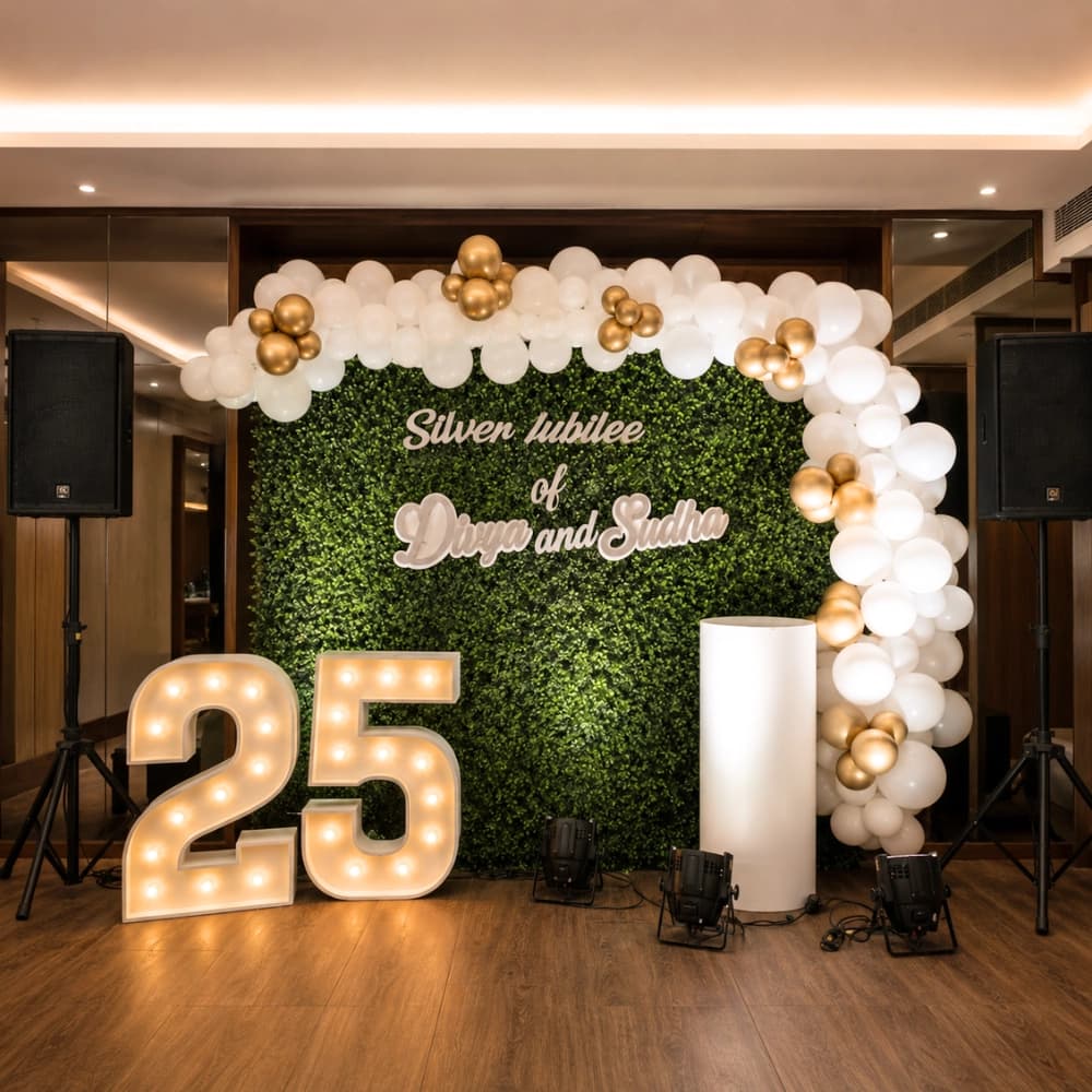 Anniversary Stage Decoration — 7eventzz decoration