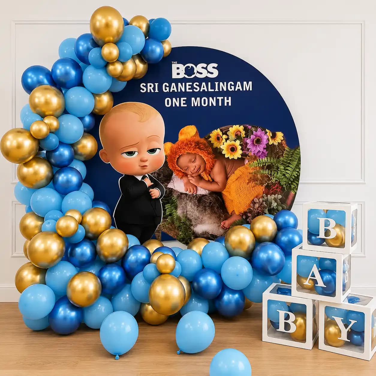 1 Month Baby Decoration