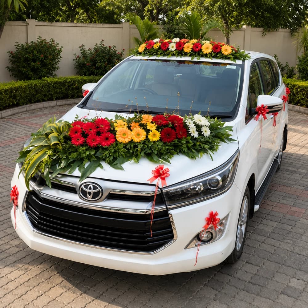 Swift Car Decoration For Wedding — 7eventzz decoration
