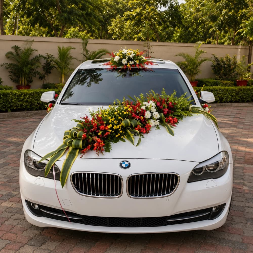 Car Decoration For Wedding — 7eventzz decoration