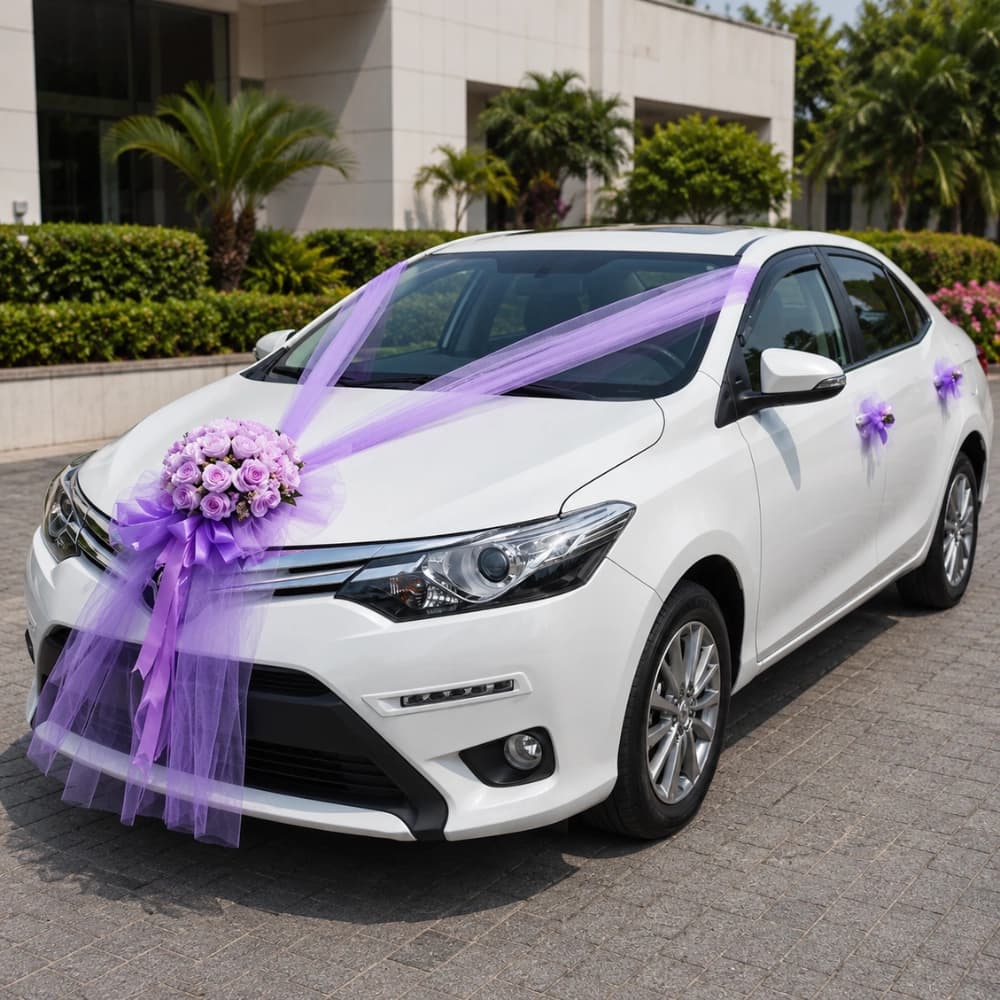 Hindu Wedding Car Decoration