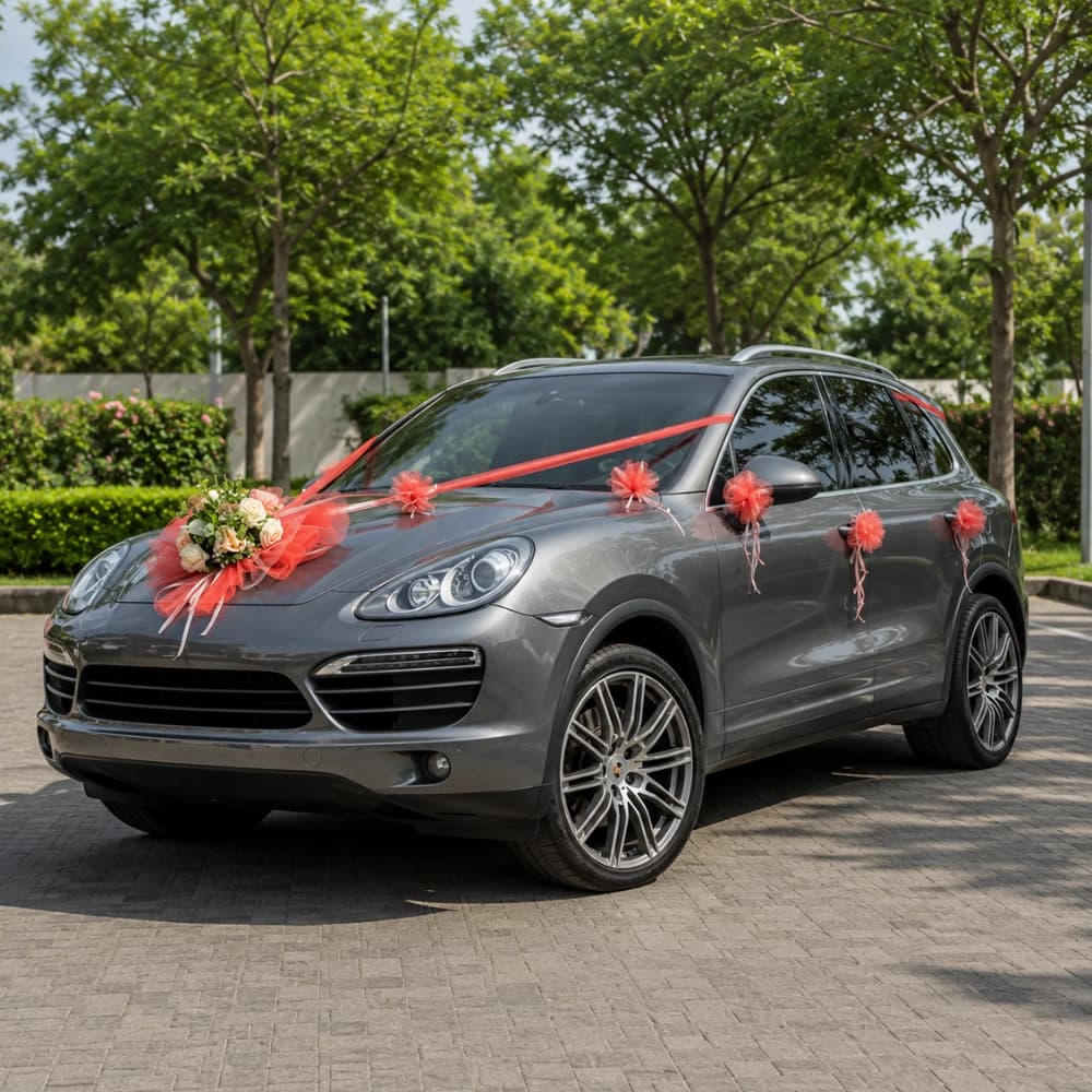 Indian Wedding Car Decor — 7eventzz decoration
