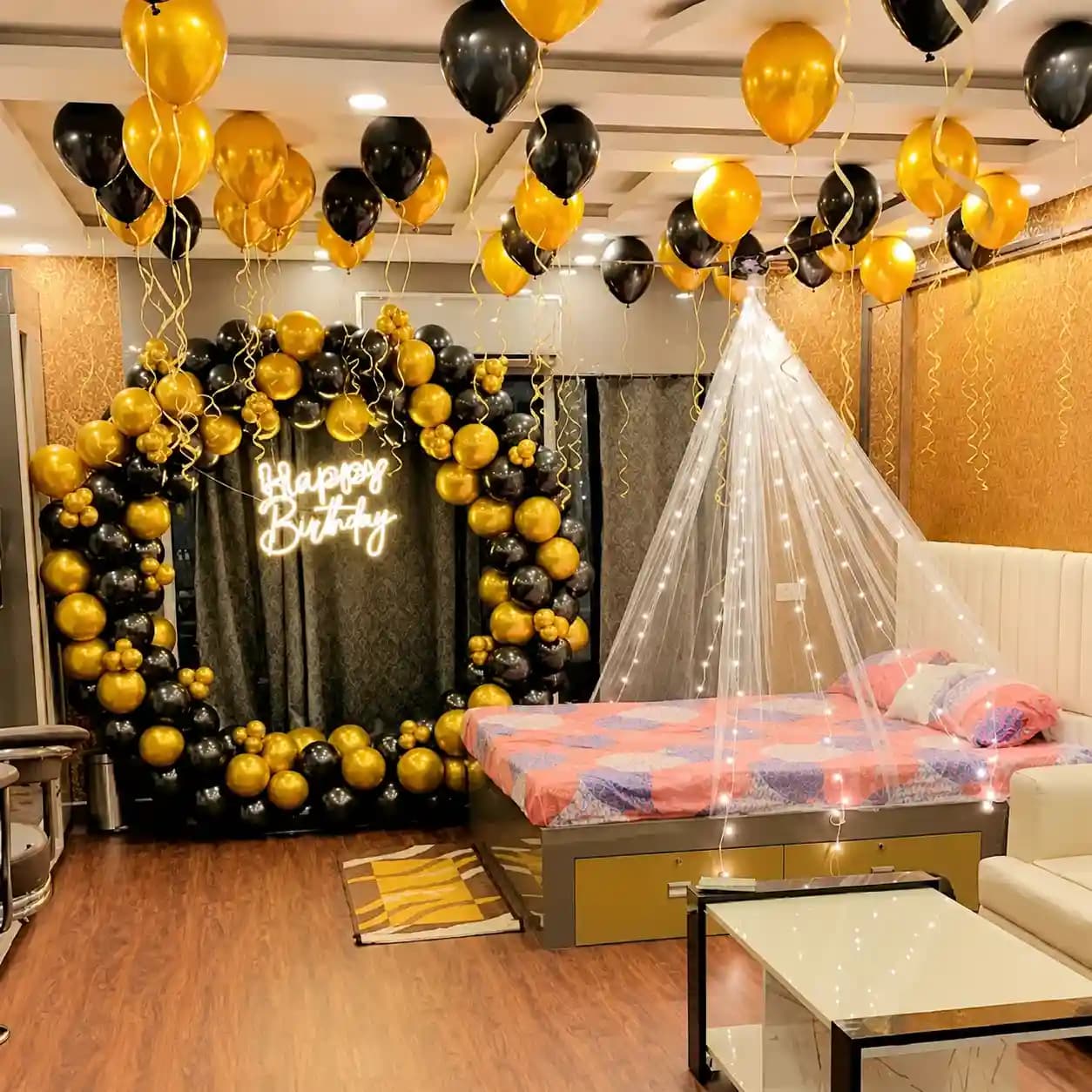 Canopy Ring Room Setup — 7eventzz decoration