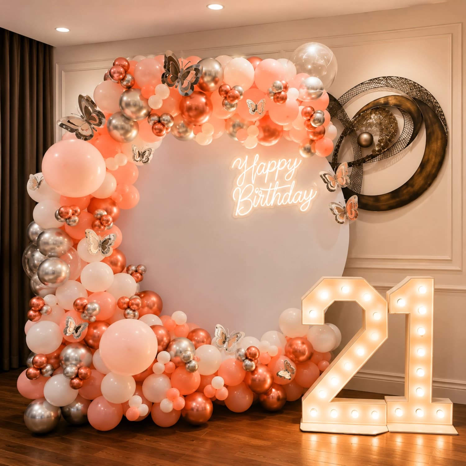 21st Birthday Premium Decoration