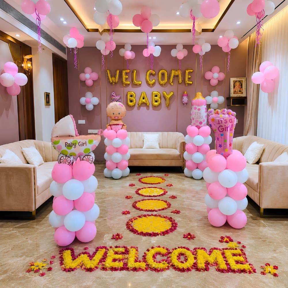 Welcome Baby Girl Decoration