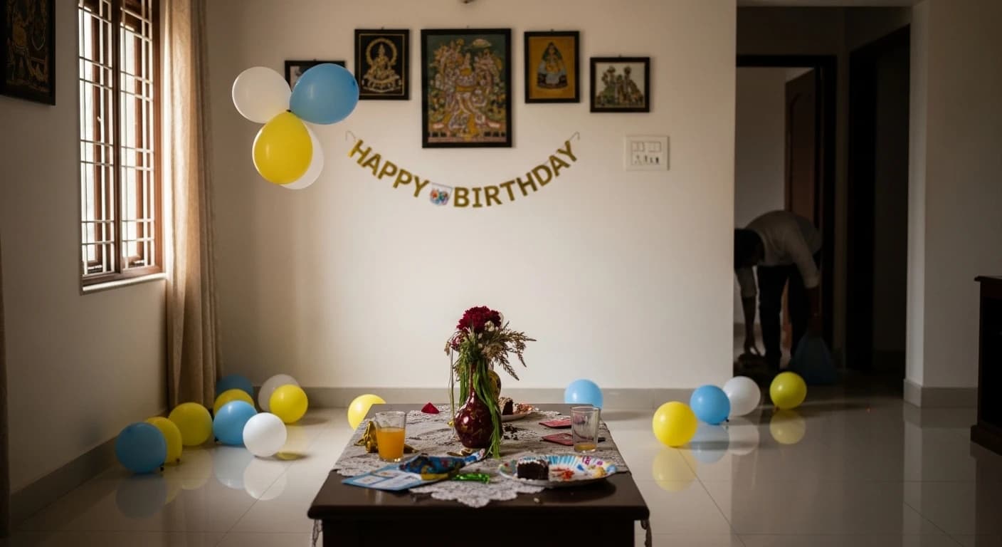 Birthday decoration at home