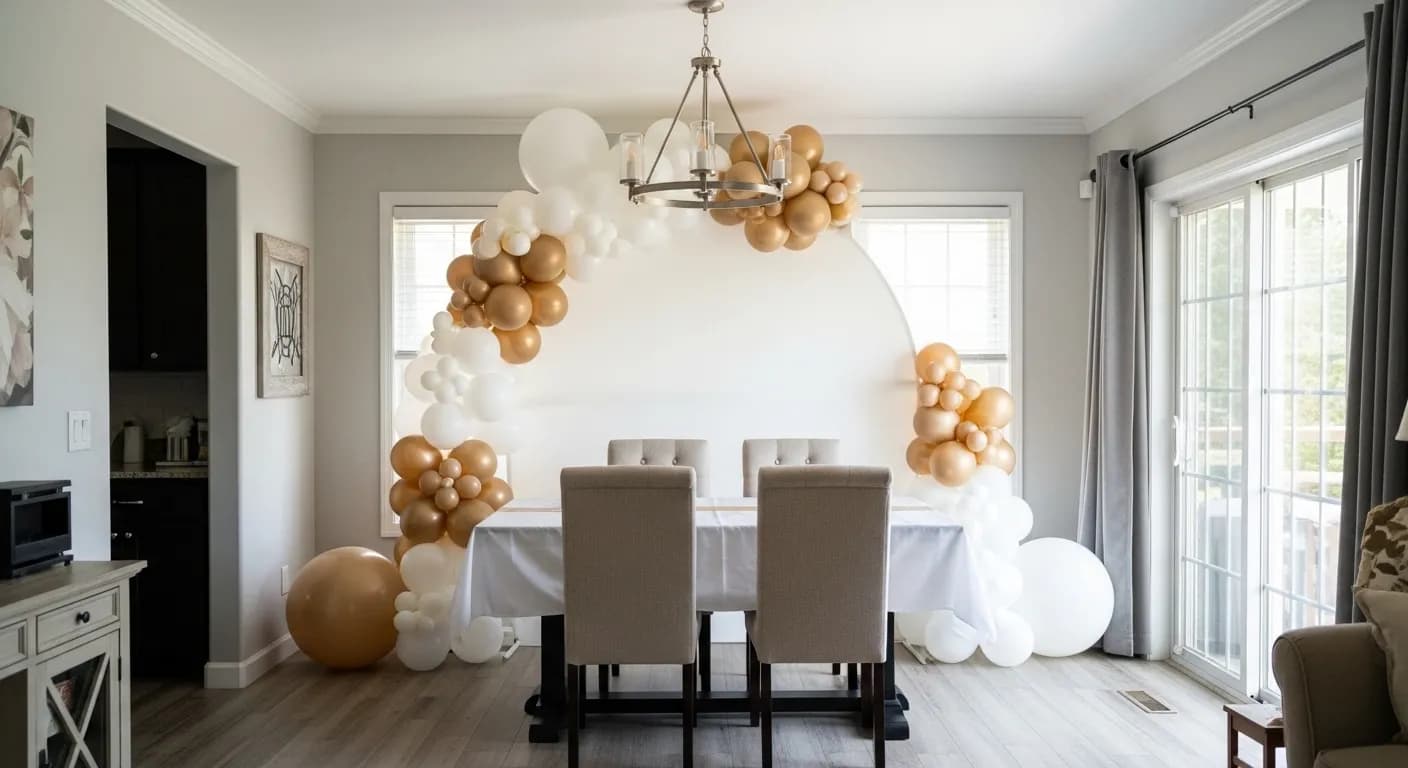 Clean premium balloon decoration