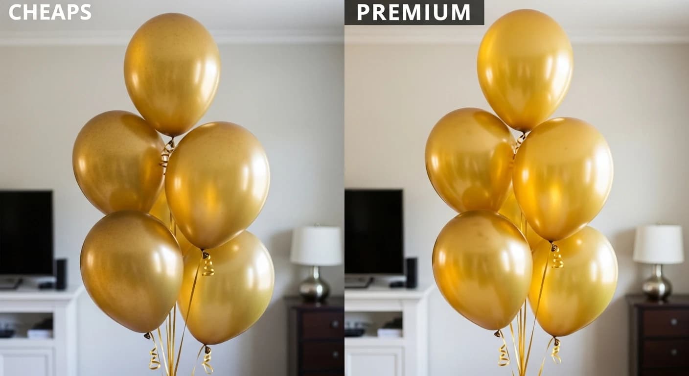 Cheap balloons vs Premium Balloons