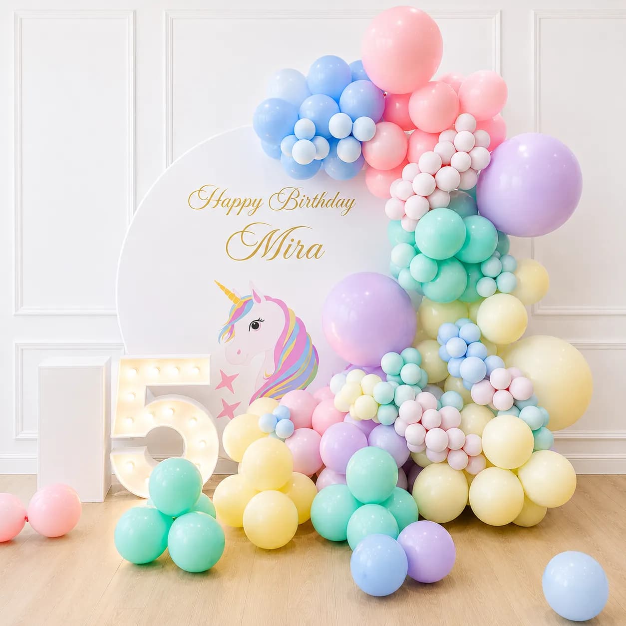Dreamy Unicorn Birthday Setup — 7eventzz decoration