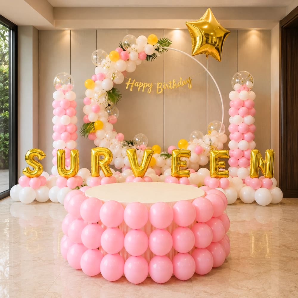 Birthday Girl Stage Decoration