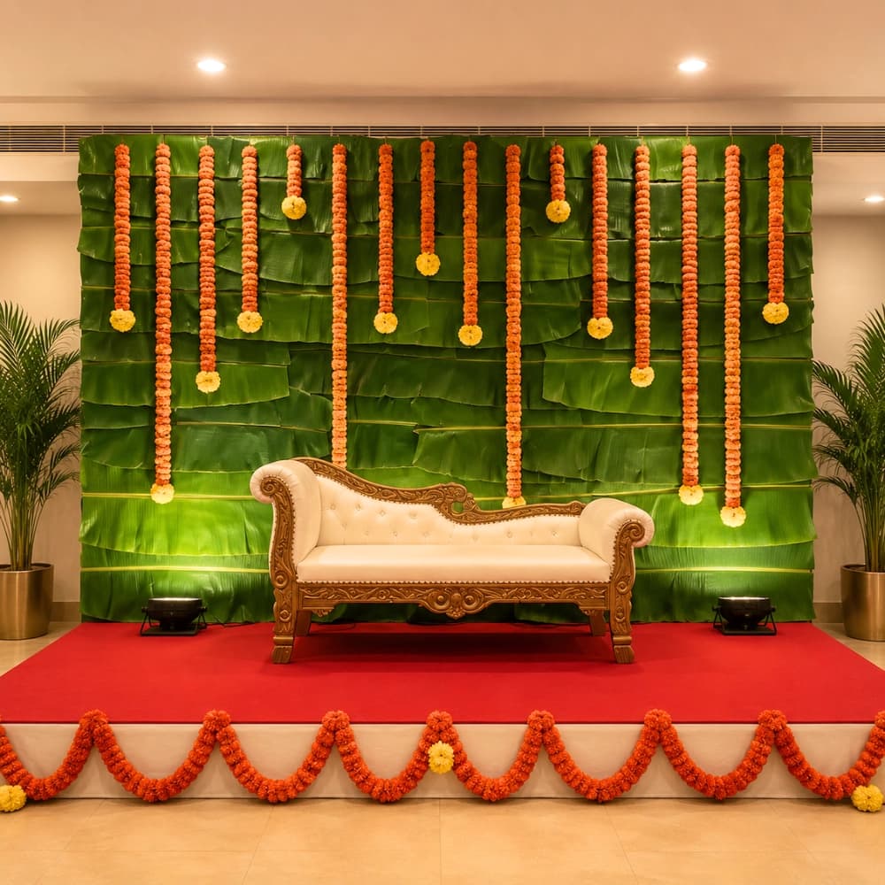 Traditional Seemantham Decor — 7eventzz decoration