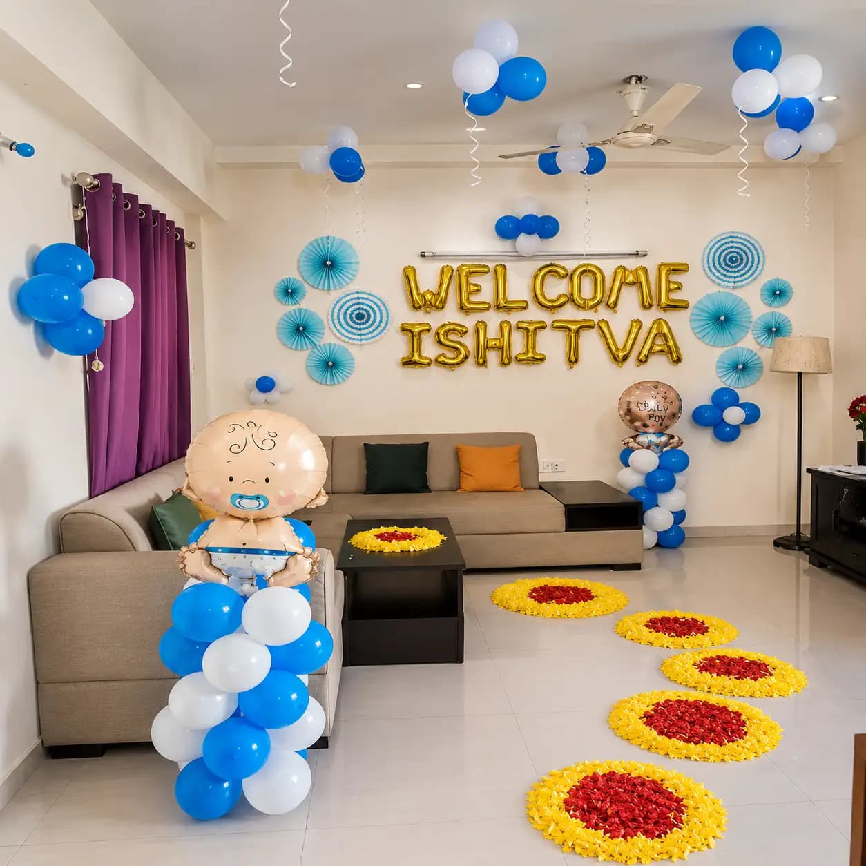 Baby Boy Home Setup — 7eventzz decoration
