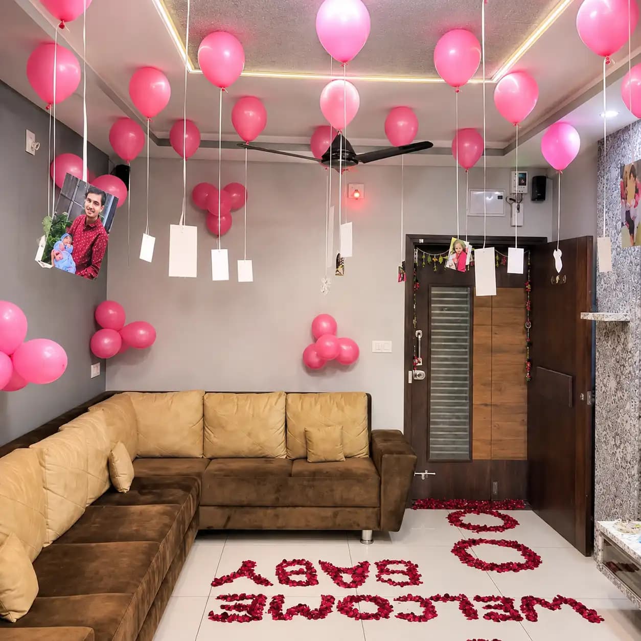 Home Welcome Baby Girl Decoration