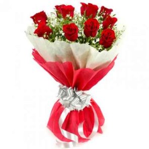 Rose Bouquet (10 roses)