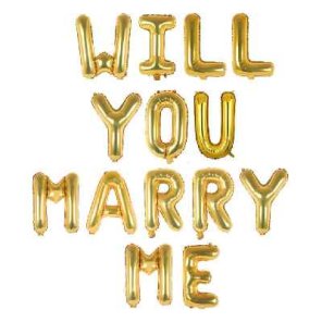 Will you Marry Me Foil Balloon