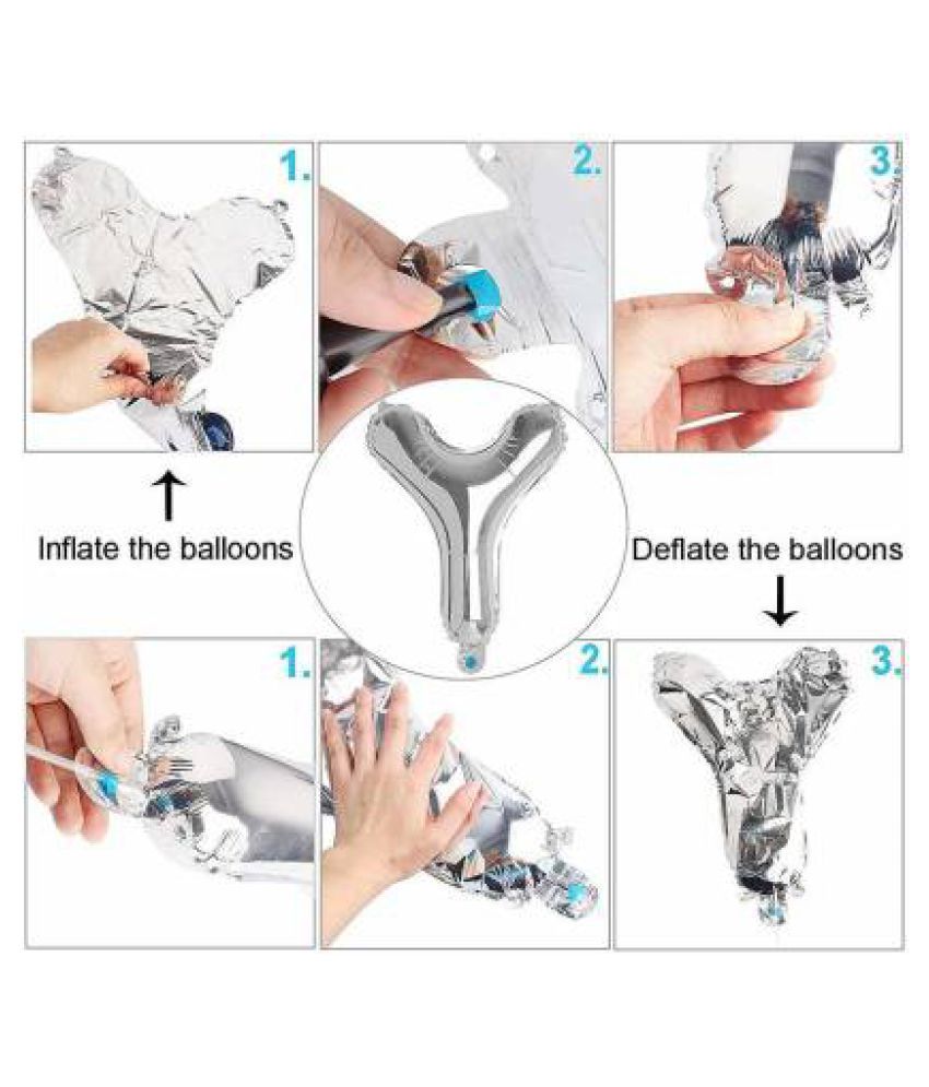 How To Deflate And Inflate Foil Balloons Easy Steps