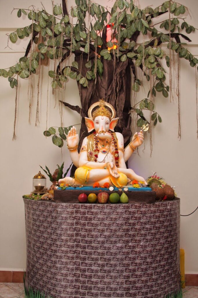 Eco- Friendly Ganpati Decoration at Home