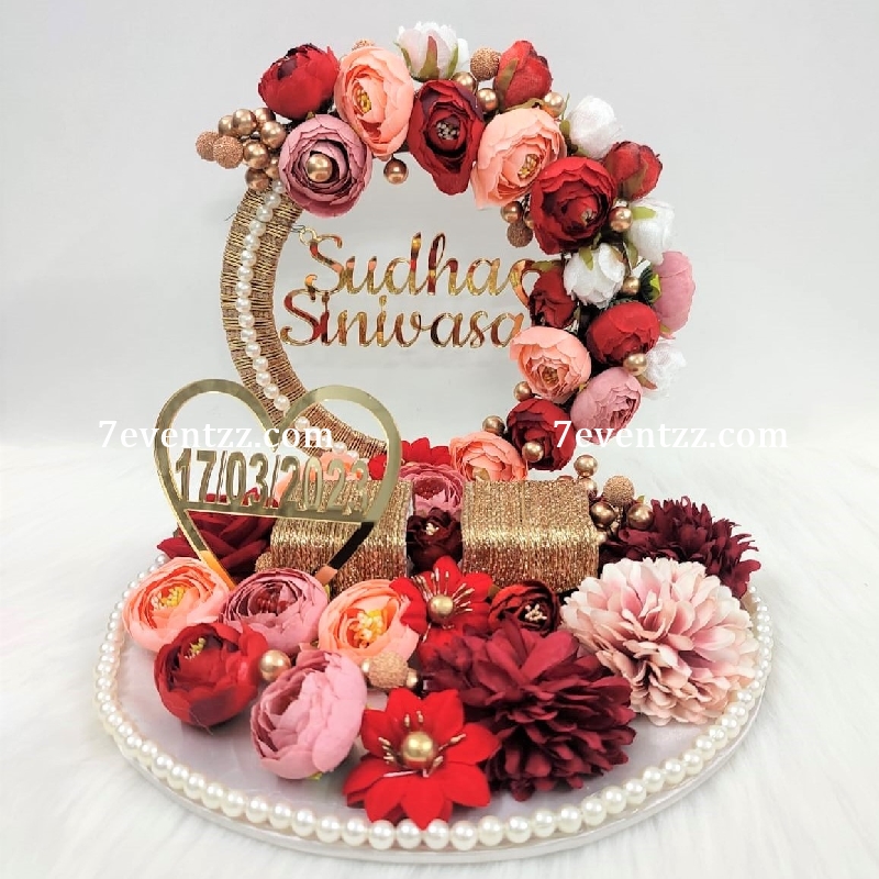 Customized Name Engagement Tray