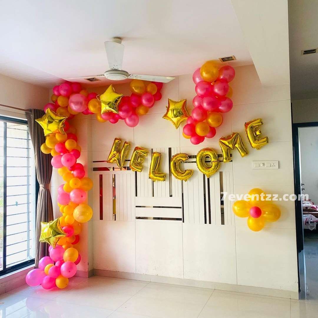 Welcome Balloon Arch Decoration
