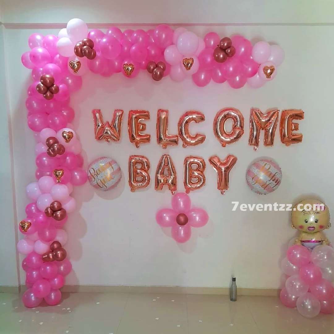 Baby Girl Welcome Decoration