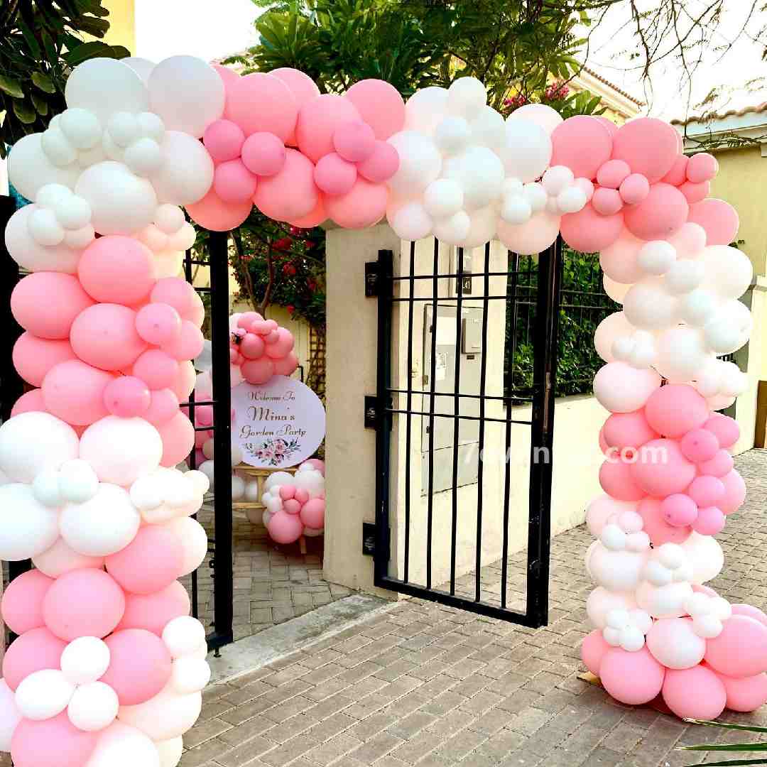 Pink and White Theme Decoration
