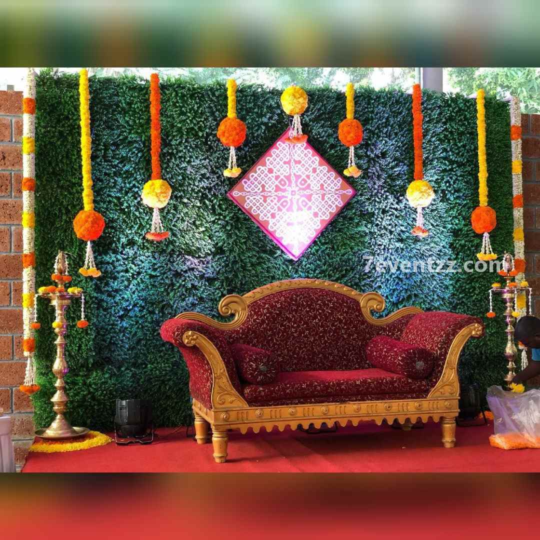 Mehndi Flower Decoration